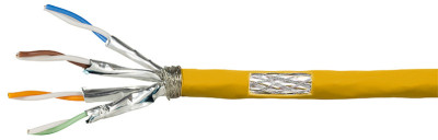 LogiLink Câble d'installation, Cat.7A, S/FTP, 25 m, Simplex