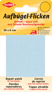 KLEIBER Patch thermocollant Zephir, 300 x 60 mm, crème
