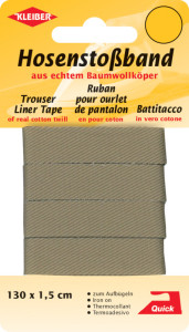KLEIBER Ruban pour ourlet de pantalon, 1300 mm, beige