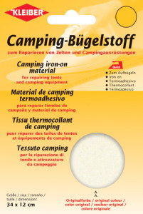 KLEIBER Tissu thermocollant de camping, rouge/blanc