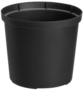 orthex Pot de fleurs CULTIVATE, diamètre: 120 mm, noir