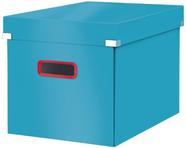 LEITZ Boîte de rangement Click & Store Cosy, cube, bleu
