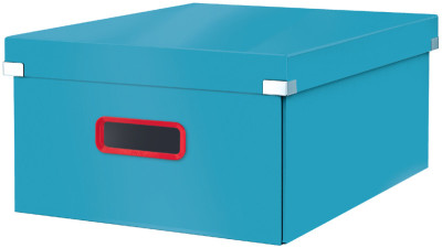 LEITZ Boîte de rangement Click & Store Cosy M, bleu