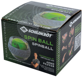 SCHILDKRÖT Balle d'entraînement main/bras Spinball,gris/vert