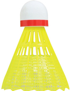 TALBOT torro Volant de badminton Tech350, moyen, jaune/bleu