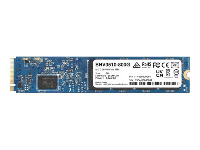 Synology : SNV3510 M.2 NVME SSD 800GB M.2 22110 NVME PCIE 3.0 X4