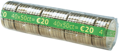 RESKAL Etui à monnaie THE CONTAINER, pour 40 x 0,50 EUR