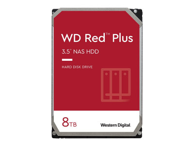 Western Digital : 8TB RED PLUS 128Mo CMR 3.5IN SATA 6GB/S INTELLIPOWERRPM