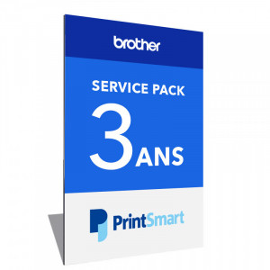 Brother Service Pack PrintSmart Garantie 3 ans réparation sur site J+1 pour imprimantes laser monochromes