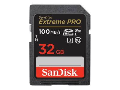 Western Digital : EXTREME PRO 32GB SDHC memory card 100MB/S 90MB/S UHS-I CLASS