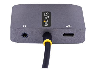 Startech : USB C VIDEO ADAPTER HDMI/VGA - 4K 60HZ 3.5MM AUDIO 100W
