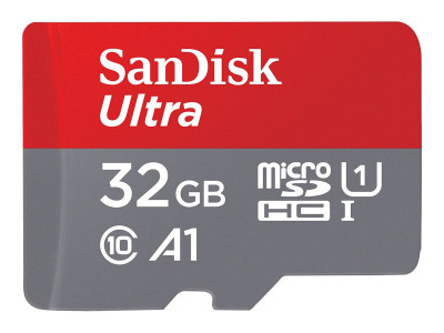 Western Digital : 32GB SANDISK ULTRA MICROSDHC+ SD 120MB/S A1 CL 10 UHS-I 2pack