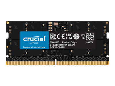 Crucial : 16GB DDR5-4800 SODIMM CL40 (16GBIT)