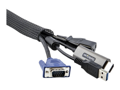 Startech : CABLE MANAGEMENT SLEEVE - COMPUTER cable PROTECTOR/CORD CO