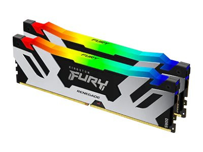 Kingston : 32GB DDR5 6000MT/S CL32 DIMM (kit OF 2) FURY RENEGADE RGB