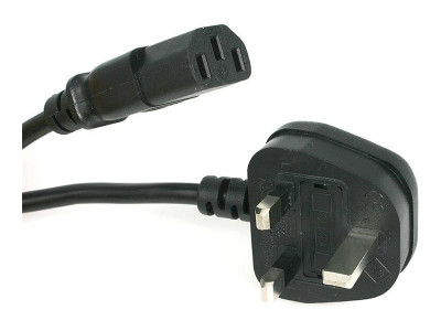 Startech : UK COMPUTER POWER cable - 1M (3FT) BS 1363 TO C13 18AWG