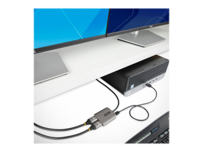 Startech : HUB DISPLAYPORT HDMI DOUBLE - DUAL HDMI 4K 60HZ - MALE pour EMELLE