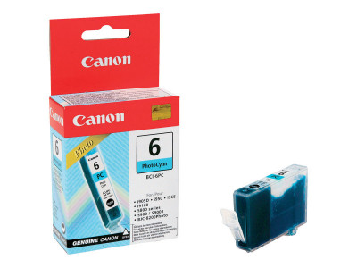 Canon : BCI-6PC recharge Photo CYAN CLAIR F/BJC S800/900/9000 I950