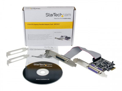 Startech : 2PORT PCIE PARALLEL card - PCI EXPRESS DUAL PROFILE 2X DB25F
