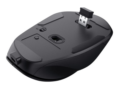 Trust : FYDA RECHARGEABLE ECO WIRELESS MOUSE - BLACK