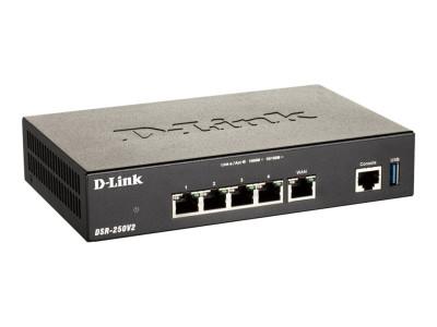 D-Link : DUAL-WAN UNIFIED SERVICES VPN ROUTER 1 GIGABIT WAN PORT 3 GIGA
