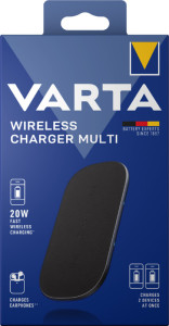VARTA Chargeur à induction Wireless Charger Multi 20 W
