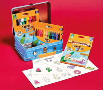BIC KIDS Kit de coloriage pour le voyage  