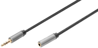 DIGITUS Câble d'extension audio, jack mâle 3,5 mm, 1,8 m