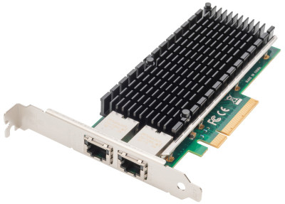DIGITUS Adaptateur Dual Port Ethernet Server, 10 Gbit/s