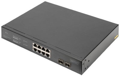 DIGITUS Commutateur Gigabit Ethernet PoE 8 ports