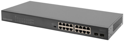 DIGITUS Commutateur Full Gigabit Ethernet, 16 ports