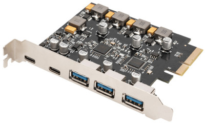 DIGITUS Carte interface PCI Express USB 3.1