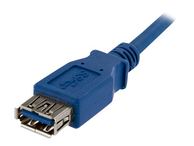 Startech : CABLE D extension USB 3.0 BLEU 1M-MALE pour EMELLE - cable RALLONGE