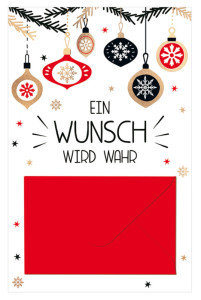 SUSY CARD Weihnachts-Gutscheinkarte 