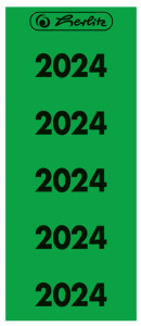 herlitz Etiquette imprimée pour classeur année 2023, gris