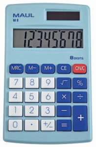 MAUL Calculatrice de poche M 8, 8 chiffres, noir
