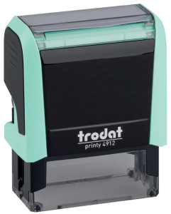 trodat Tampon automatique à texte Printy 4912 4.0, bleu