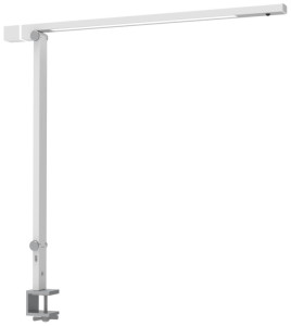 UNiLUX Lampe de bureau LED VENUSLIGHT, pied de serrage,blanc