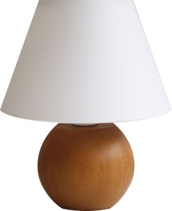 UNiLUX Lampe de bureau LED BLOOM, blanc / hêtre