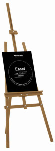 EUROPEL Chevalet EASEL pour tableaux noirs, naturel