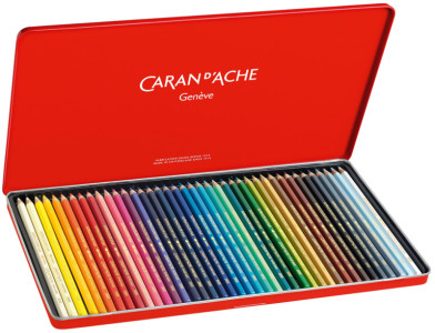 CARAN D'ACHE Crayons de couleur SUPRACOLOR, étui métal de 30