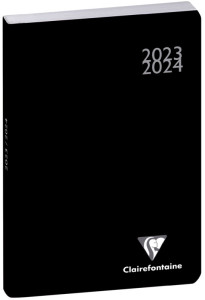 Clairefontaine Agenda scolaire Work & After 2023/2024, noir