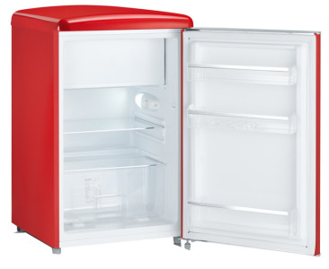 SEVERIN Réfrigérateur sous plan rétro, RKS 8830, rouge