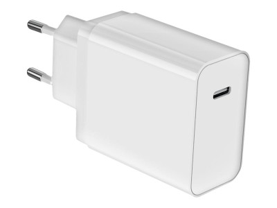 DLH : 30W POWER DELIVERY USB-C MAINS CHARGER - WHITE - pour TABLETS AN