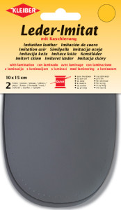 KLEIBER Leder-Imitat mit Kaschierung, 100 x 150 mm, schwarz