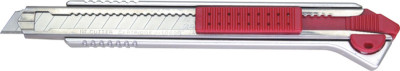 NT Cutter A-1000RP, boîter en aluminium, 9 mm, argent/rouge