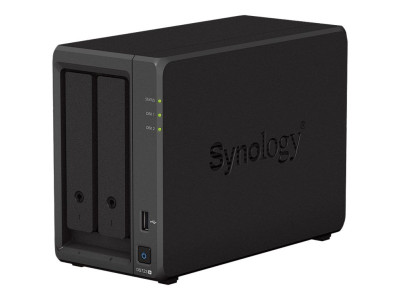 Synology : DS723+ 2BAY 2.6 GHZ DC 2GB DDR4 2X GBE 1X USB3.2 GEN I 1X ESATA
