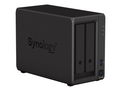 Synology : DS723+ 2BAY 2.6 GHZ DC 2GB DDR4 2X GBE 1X USB3.2 GEN I 1X ESATA