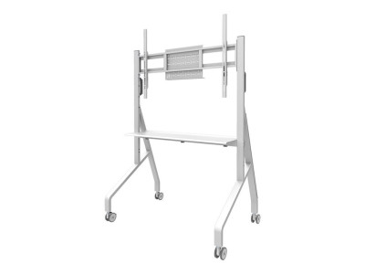 Neomounts : FL50-525WH1 MOBILE FLOOR STAND pour 55-86IN SCREENS - WHITE