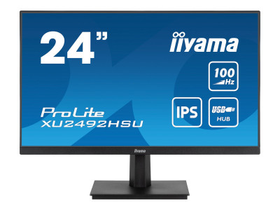 Iiyama : XU2492HSU-B6 23.8IN ULTRA THIN IPS PANEL 1920X1080 100HZ 0.4MS
